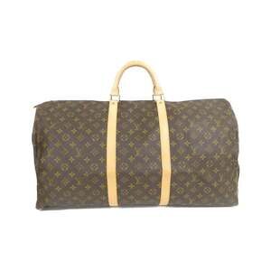 LOUIS VUITTON Authentic Brown Monogram Keepall 60 Boston Bag